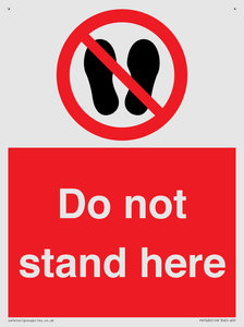 Do not stand here
